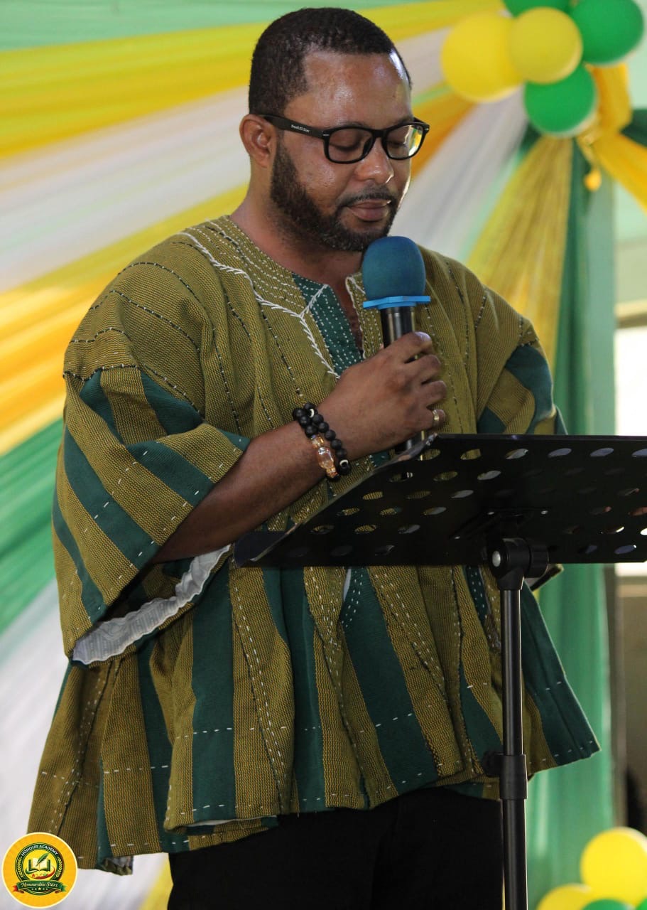 Crown Awards CEO speaking at ceremony